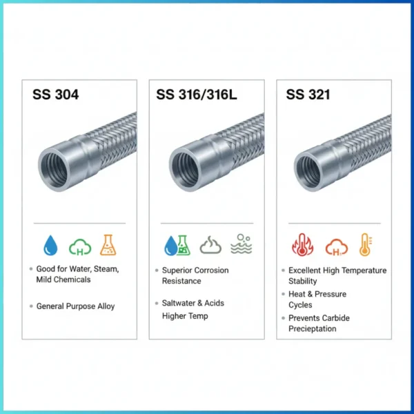 304 316 321 comparison