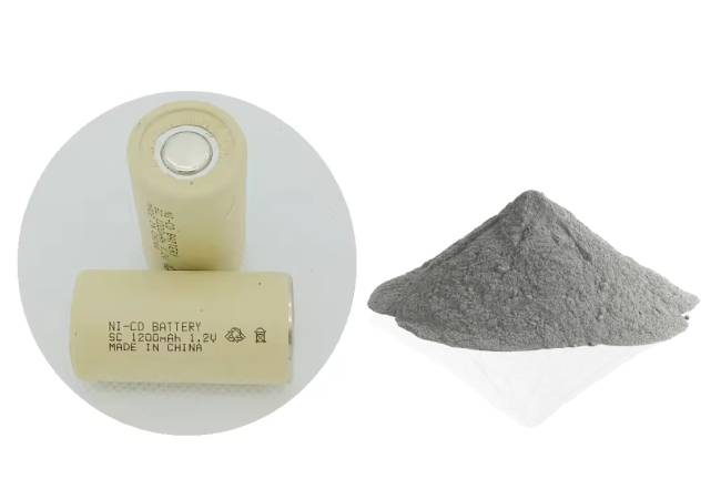 Cadmium‑silver battery powder