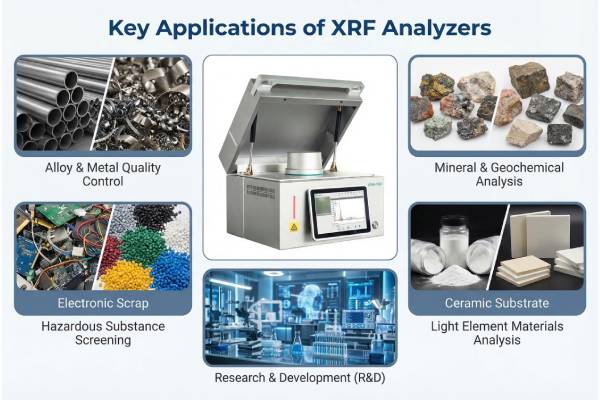 aplikácia vákuového stolového xrf analyzátora