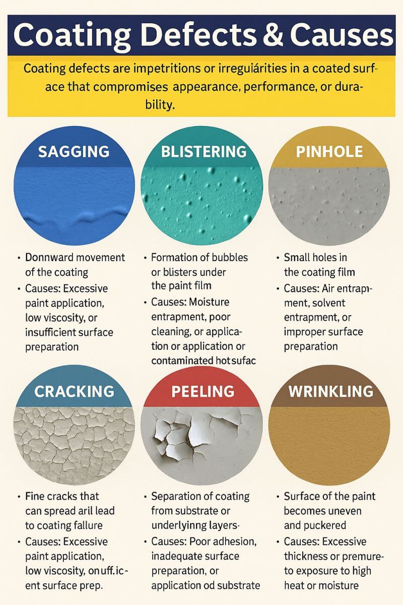 coating defects and causes