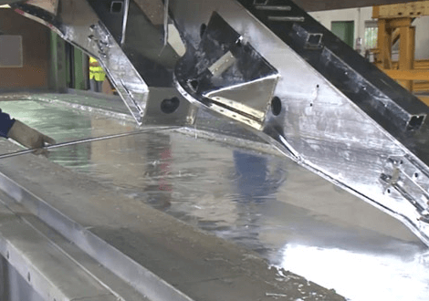 galvanizing zinc bath