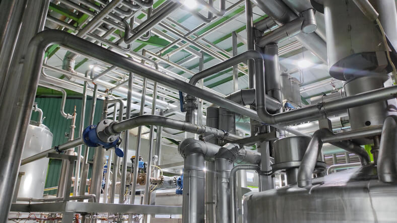 gas scrubbing plant