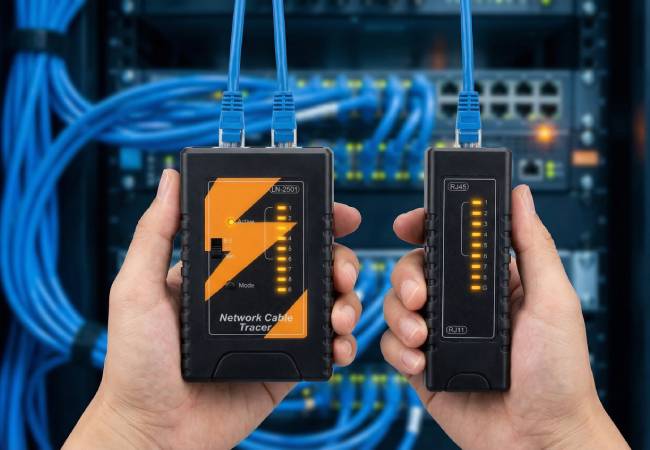 how to trace a live network cable