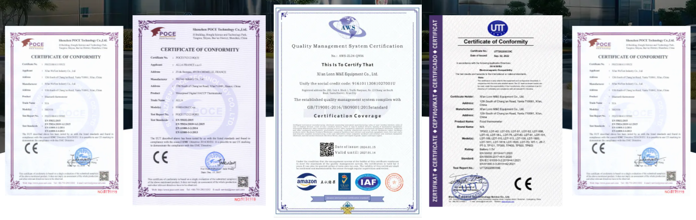 lonnmeter certificate