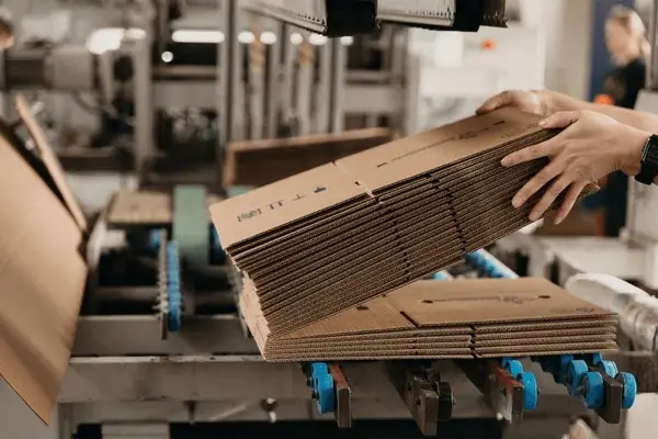 production corrugated cardboard