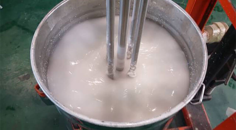 shampoo manufacturing homogenization